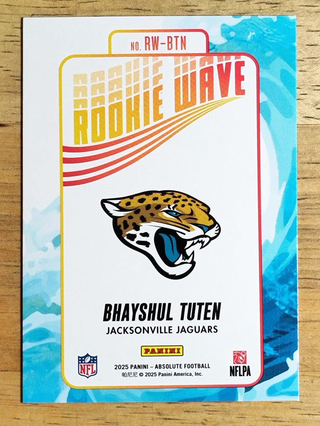 2025 Absolute Rookie Wave #2 Bhayshul Tuten