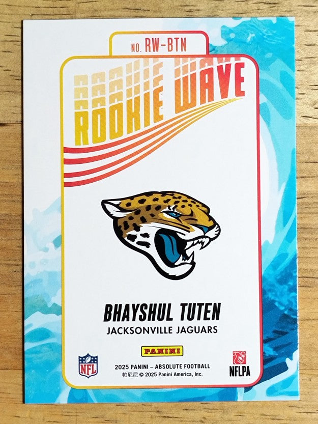 2025 Absolute Rookie Wave #2 Bhayshul Tuten