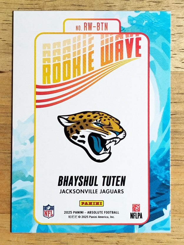 2025 Absolute Rookie Wave #2 Bhayshul Tuten