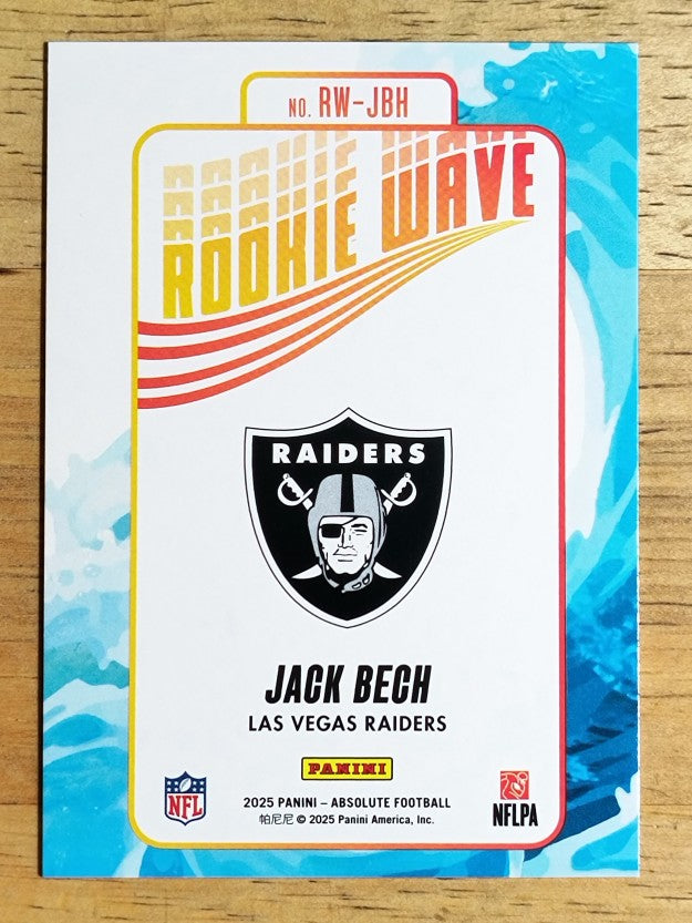 2025 Absolute Rookie Wave #6 Jack Bech