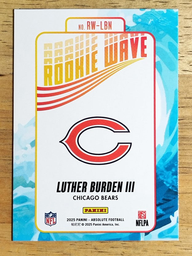 2025 Absolute Rookie Wave #11 Luther Burden III (EXMT)
