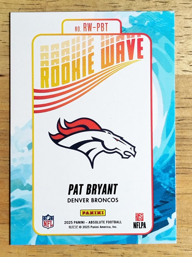 2025 Absolute Rookie Wave #14 Pat Bryant