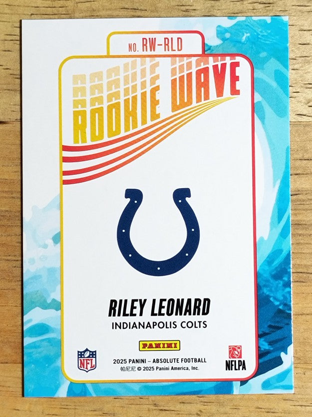 2025 Absolute Rookie Wave #16 Riley Leonard