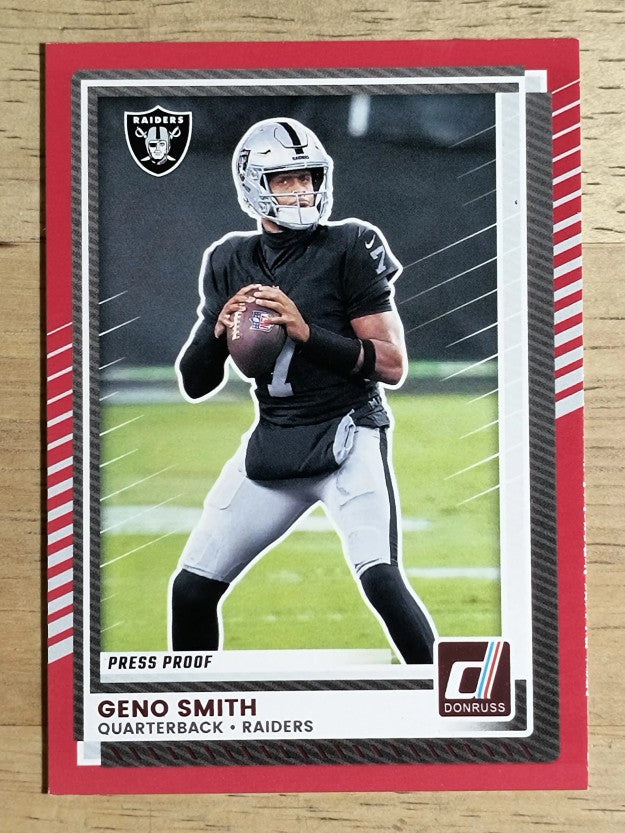 2025 Donruss Press Proof Red #213 Geno Smith