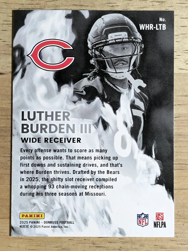 2025 Donruss White Hot Rookies #9 Luther Burden III