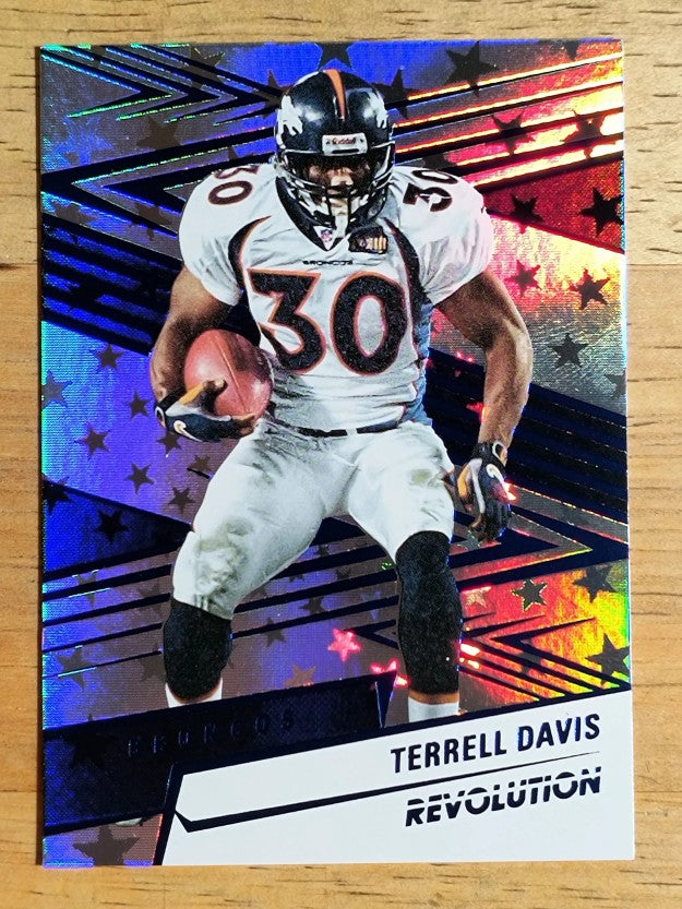 2025 Panini Revolution Blue Astro #190 Terrell Davis