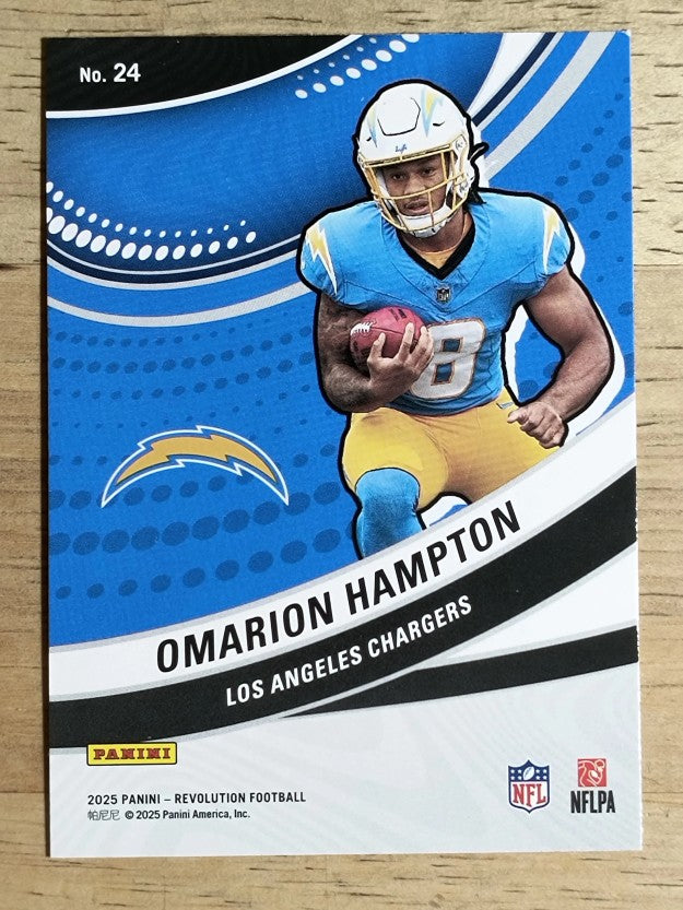 2025 Panini Revolution Futures #24 Omarion Hampton