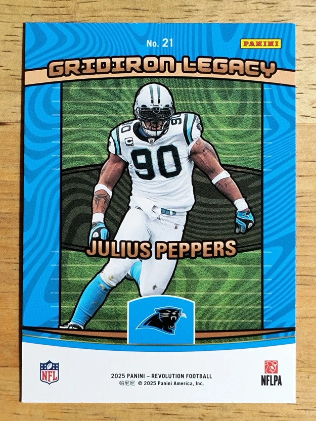 2025 Panini Revolution Gridiron Legacy #21 Julius Peppers (NM)