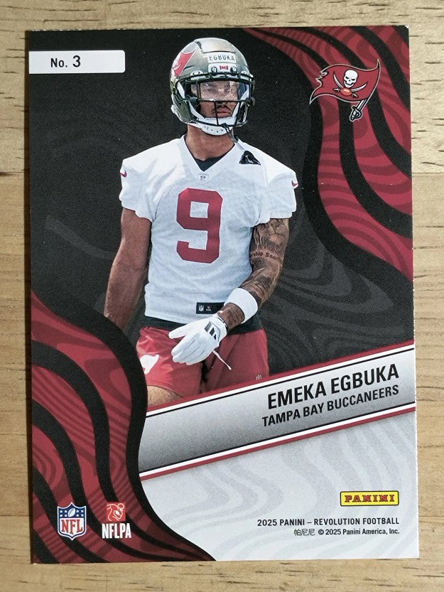 2025 Panini Revolution New Wave #3 Emeka Egbuka