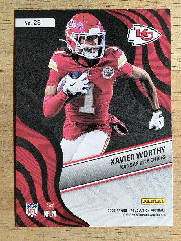 2025 Panini Revolution New Wave #25 Xavier Worthy