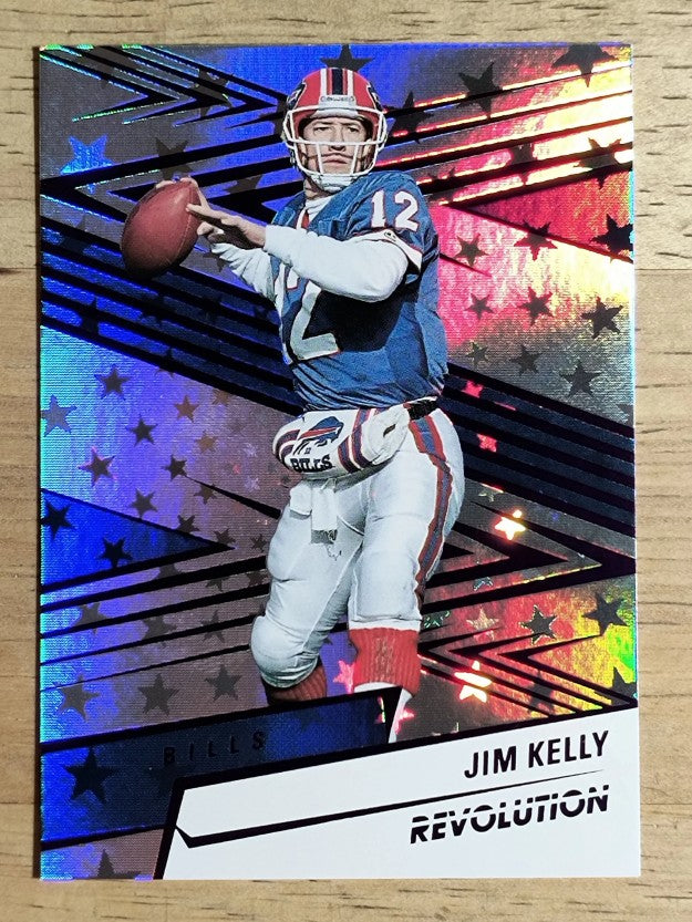 2025 Panini Revolution Purple Astro #154 Jim Kelly