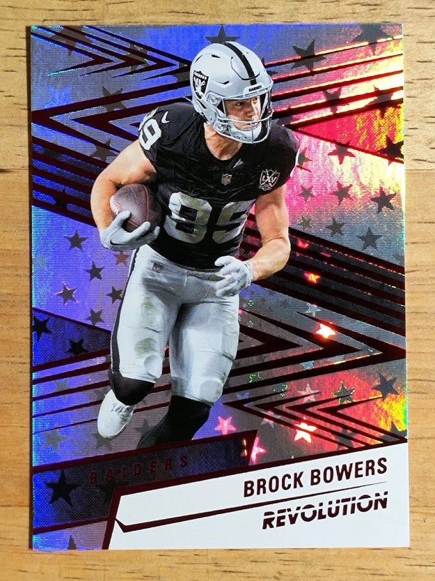2025 Panini Revolution Red Astro #13 Brock Bowers (NM)