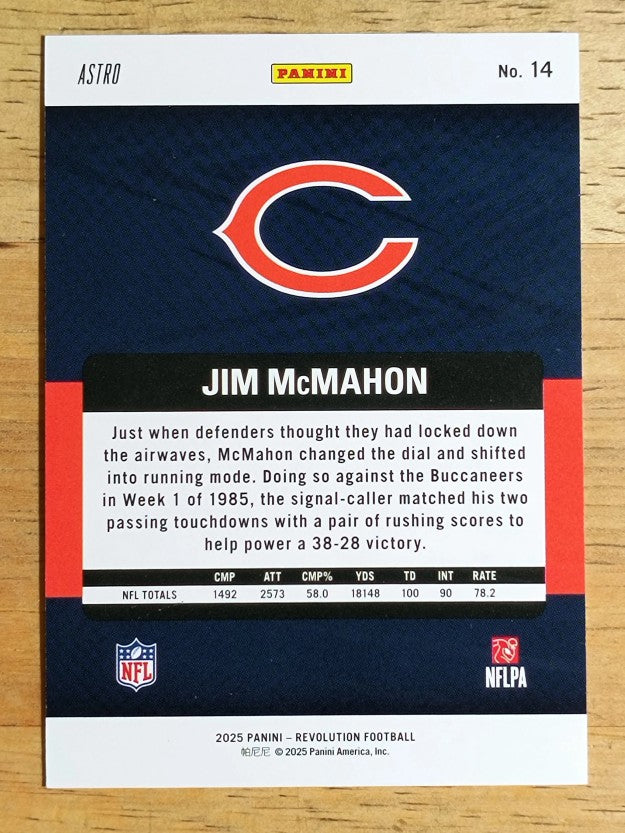 2025 Panini Revolution Red Astro #14 Jim McMahon