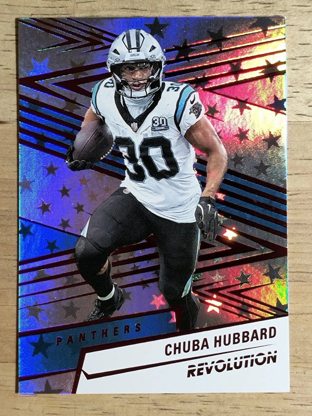 2025 Panini Revolution Red Astro #33 Chuba Hubbard