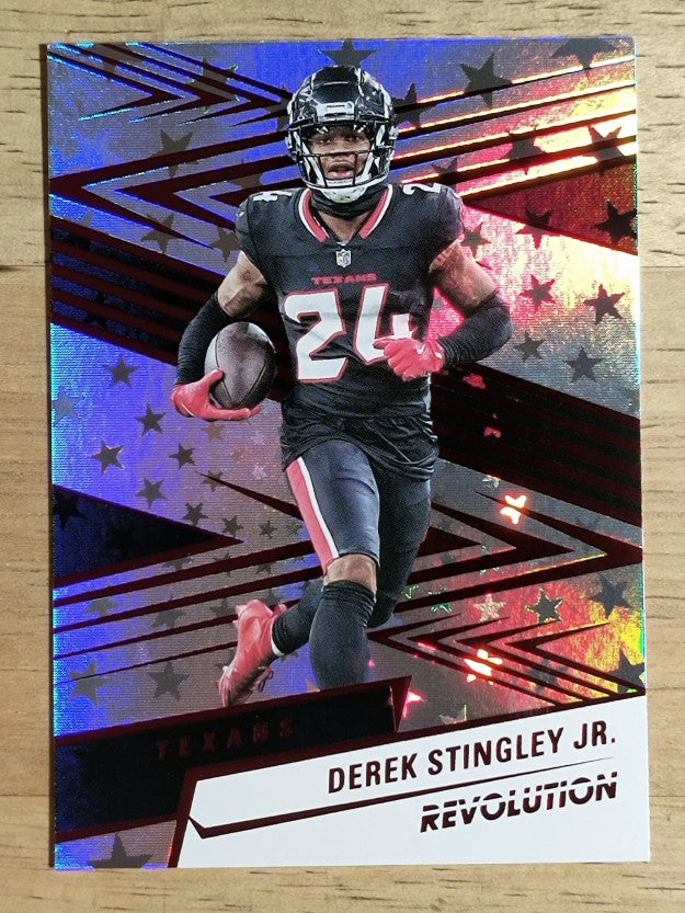 2025 Panini Revolution Red Astro #110 Derek Stingley Jr.