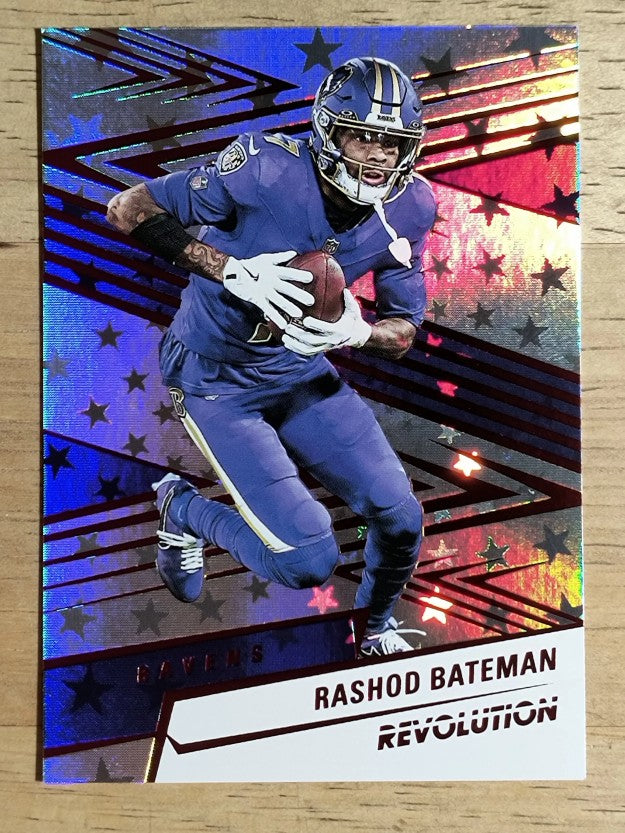 2025 Panini Revolution Red Astro #131 Rashod Bateman
