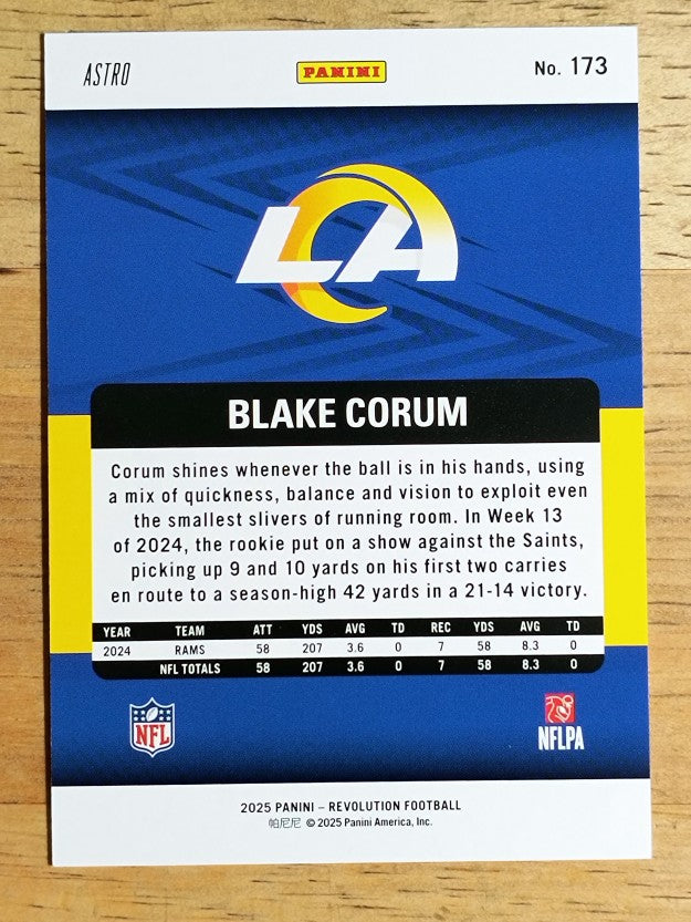 2025 Panini Revolution Red Astro #173 Blake Corum