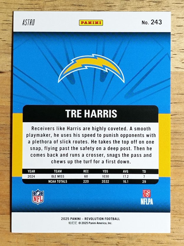 2025 Panini Revolution Red Astro #243 Tre Harris