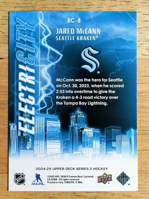 2024-25 Upper Deck ElectriCITY #EC8 Jared McCann