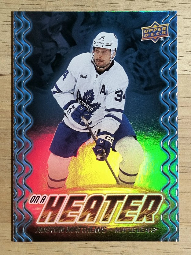 2024-25 Upper Deck On a Heater #OH7 Auston Matthews