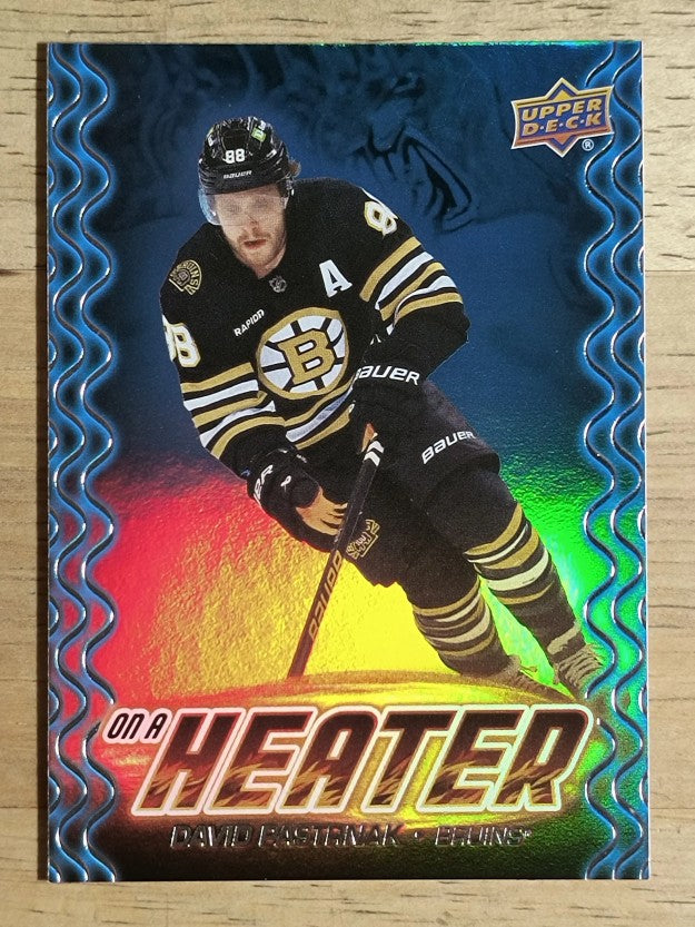 2024-25 Upper Deck On a Heater #OH10 David Pastrnak