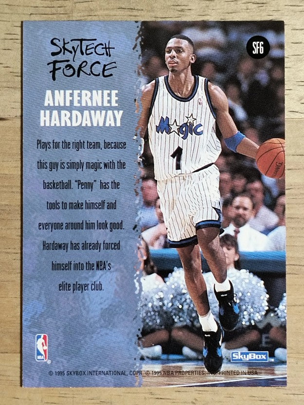 1994-95 SkyBox Premium SkyTech Force #SF6 Anfernee Hardaway
