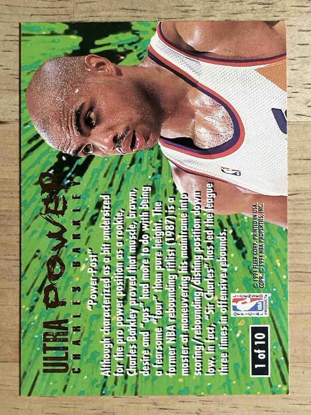 1994-95 Ultra Power #1 Charles Barkley