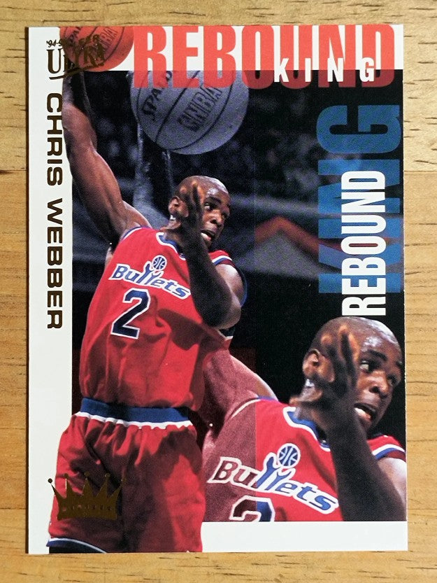 1994-95 Ultra Rebound Kings #9 Chris Webber