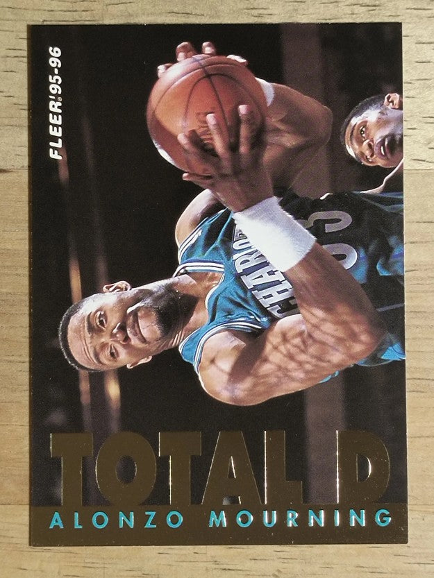 1995-96 Fleer Total D #4 Alonzo Mourning