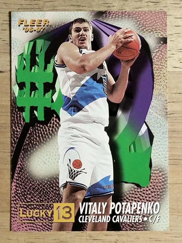 1996-97 Fleer Lucky 13 #12 Vitaly Potapenko