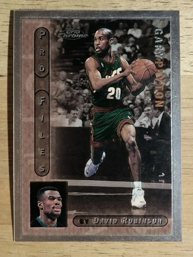 1996-97 Topps Chrome Pro Files #PF20 Gary Payton