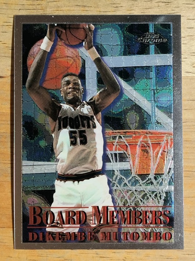 1996-97 Topps Chrome Season's Best #SB8 Dikembe Mutombo
