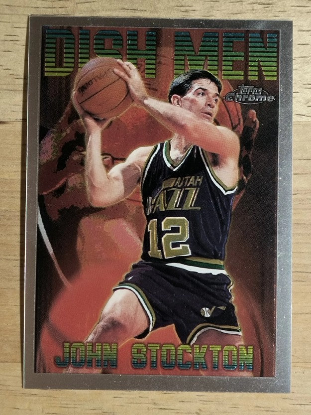 1996-97 Topps Chrome Season's Best #SB11 John Stockton