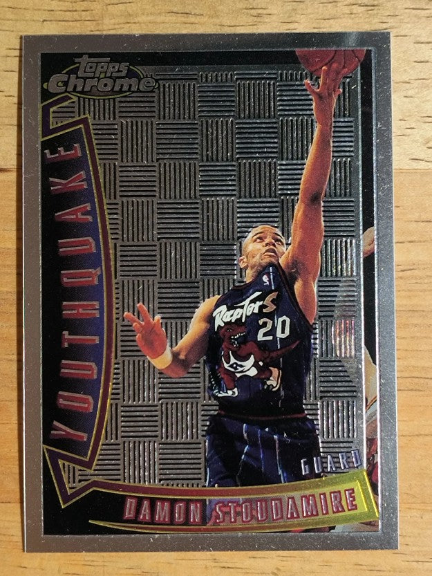 1996-97 Topps Chrome Youthquake #YQ4 Damon Stoudamire