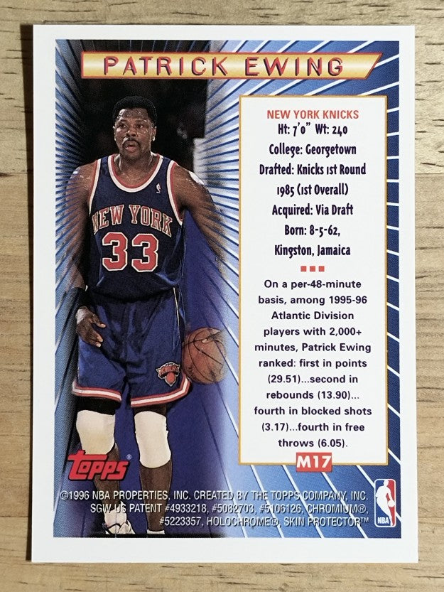 1996-97 Topps Mystery Finest #M17 Patrick Ewing