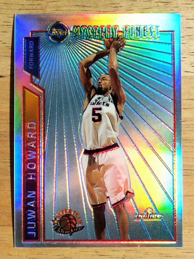 1996-97 Topps Mystery Finest Bordered Refractors #M5 Juwan Howard