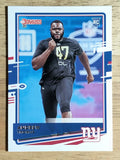 2020 Donruss #253 Andrew Thomas RC