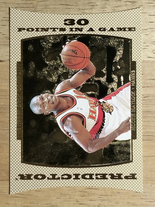 1996-97 Upper Deck Predictor Scoring 1 #P1 Mookie Blaylock 30 PTS. W