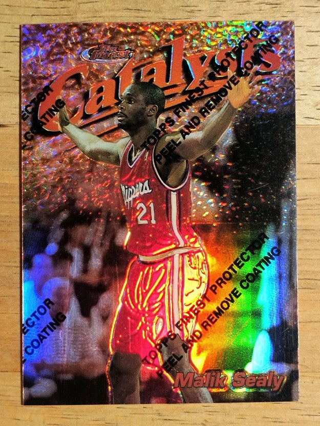 1997-98 Finest Refractors #73 Malik Sealy B