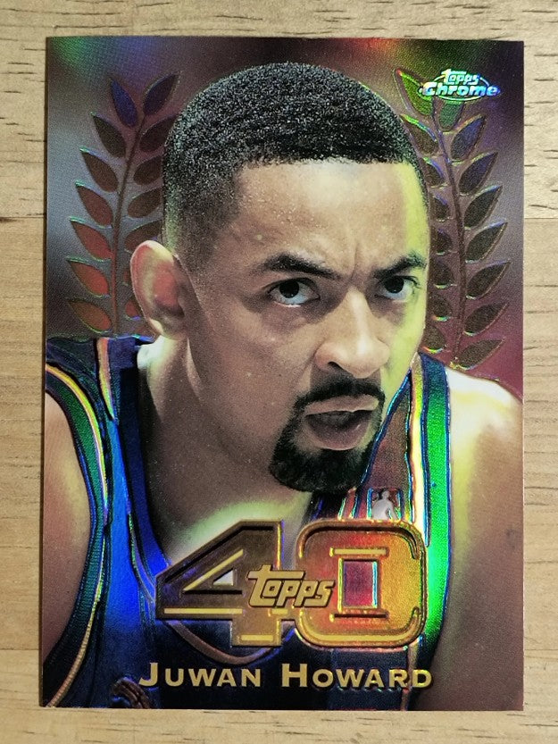 1997-98 Topps Chrome Topps 40 Refractors #T32 Juwan Howard