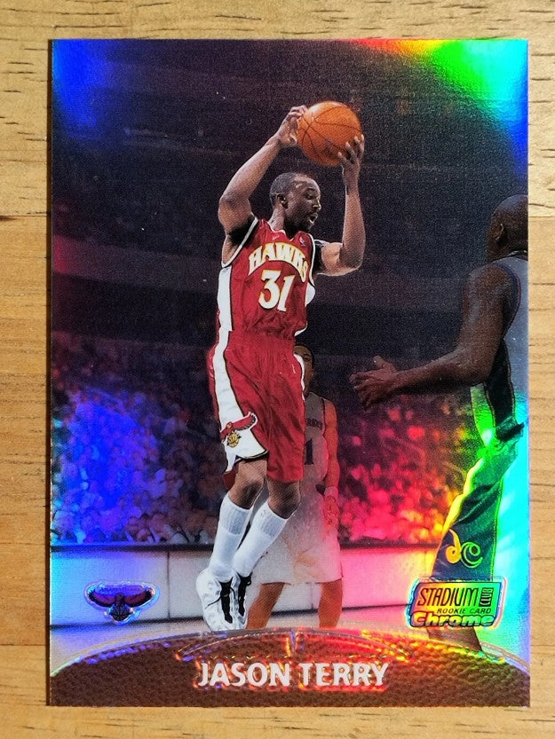 1999-00 Stadium Club Chrome Refractors #141 Jason Terry