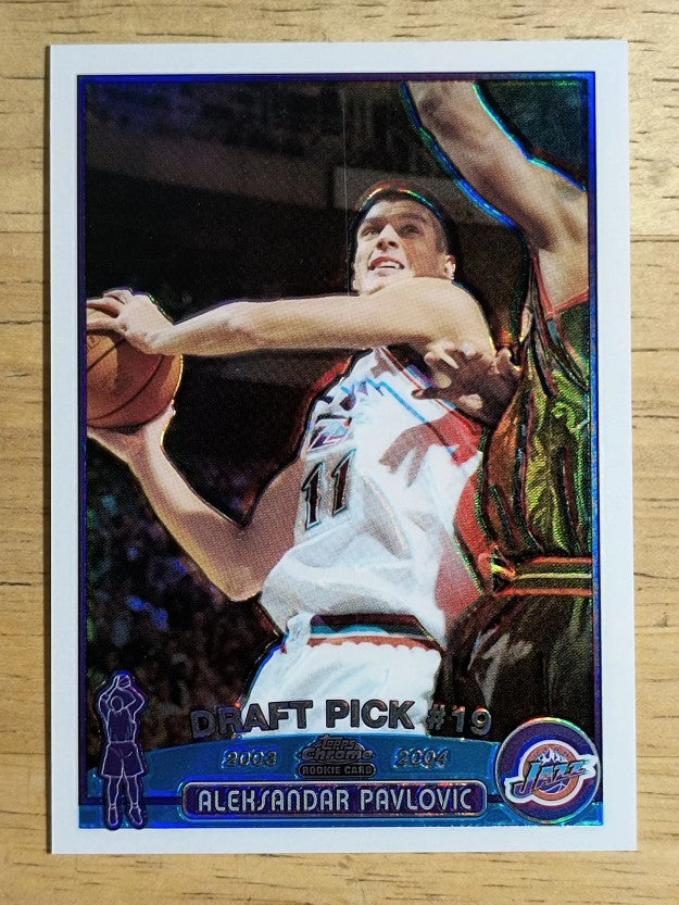 2003-04 Topps Chrome Refractors #129A Aleksandar Pavlovic
