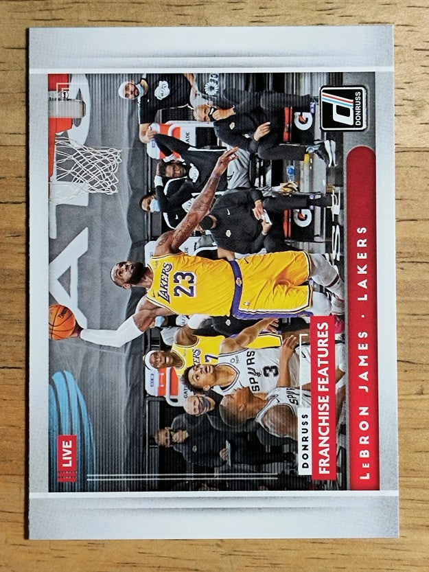 2021-22 Donruss Franchise Features #20 LeBron James