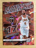 2021-22 Contenders Optic Playing Numbers Game Red Cracked Ice #29 Evan Mobley