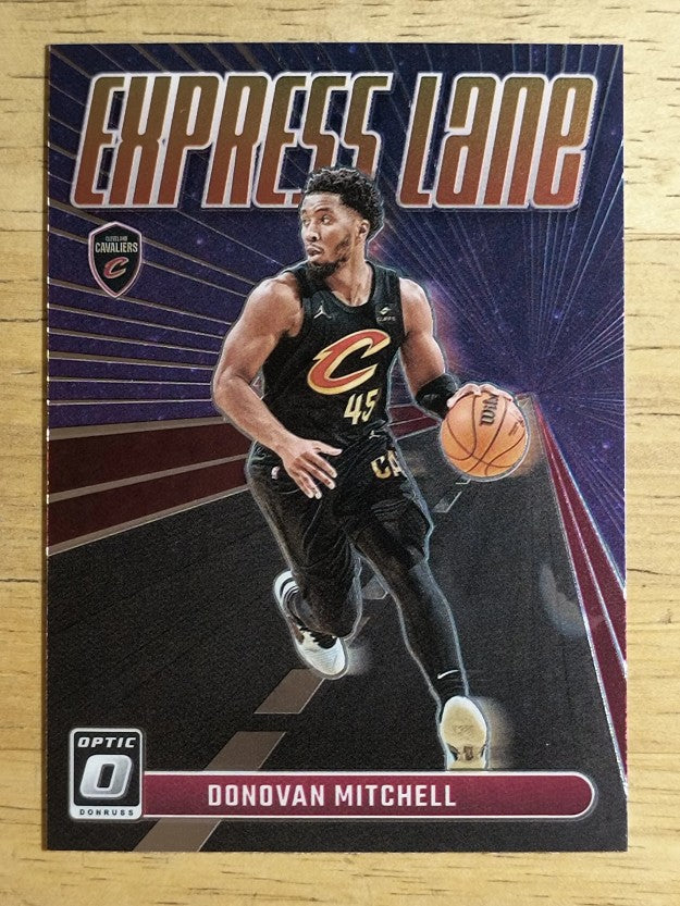 2023-24 Donruss Optic Express Lane #19 Donovan Mitchell