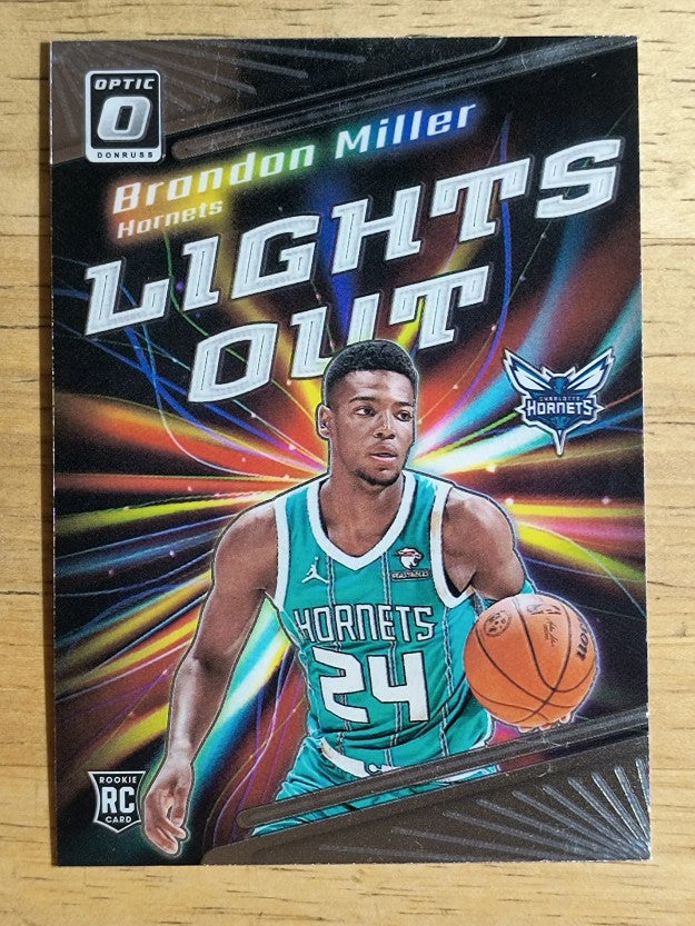 2023-24 Donruss Optic Lights Out #2 Brandon Miller (EXMT)