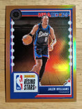 2023-24 Hoops Premium Stock Orange Prizm #290 Jalen Williams