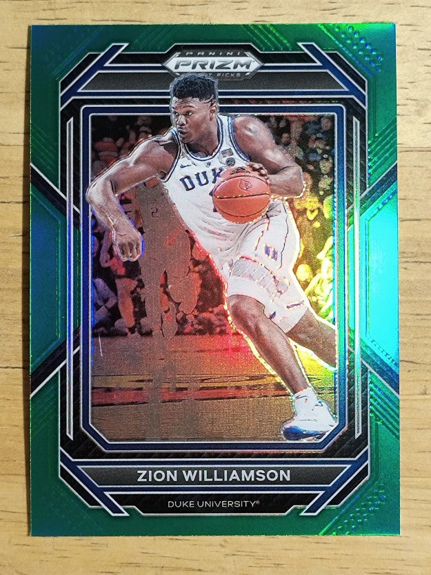 2023-24 Panini Prizm Draft Picks Prizms Green #73 Zion Williamson