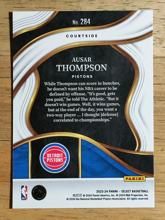 2023-24 Select Blue #284 Ausar Thompson