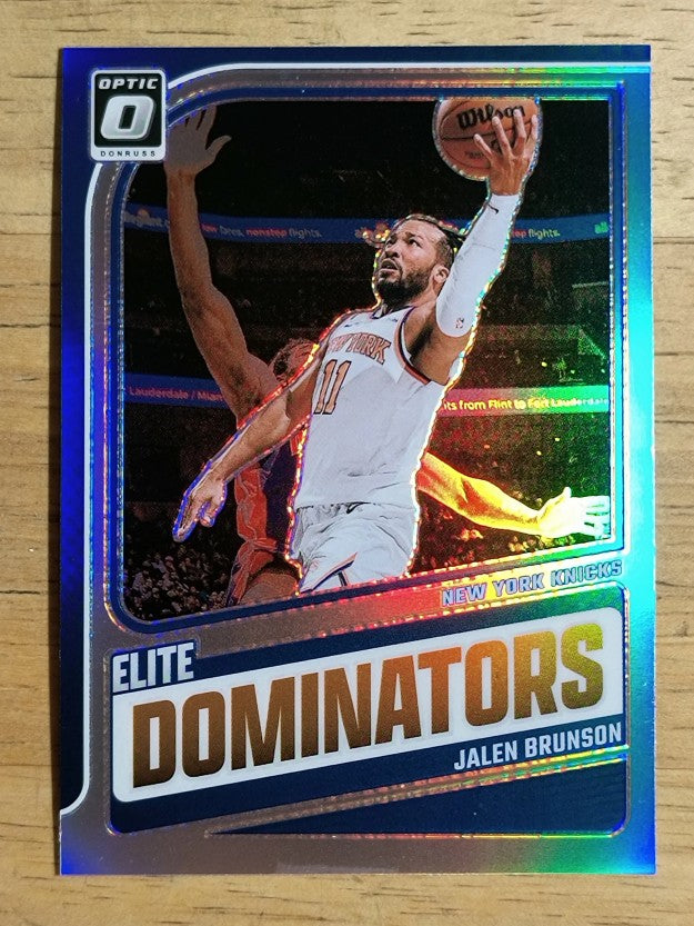 2024-25 Donruss Optic Elite Dominators Holo #20 Jalen Brunson